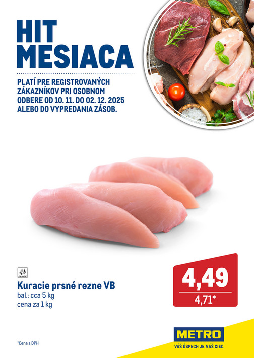 Hit mesiaca - Kuracie prsné rezne