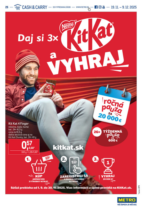 Akcia KitKat: Súťaž o 20 000 €