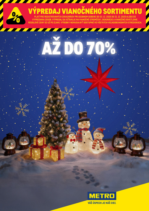 Vianočný výpredaj až do 70%