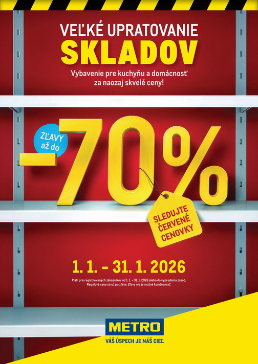 Veľké upratovanie skladov – Kuchyňa a domácnosť