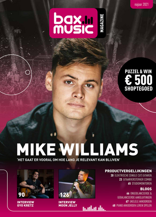 Besmetten Plaatsen aanplakbiljet Nieuwste editie van het Bax Music Magazine