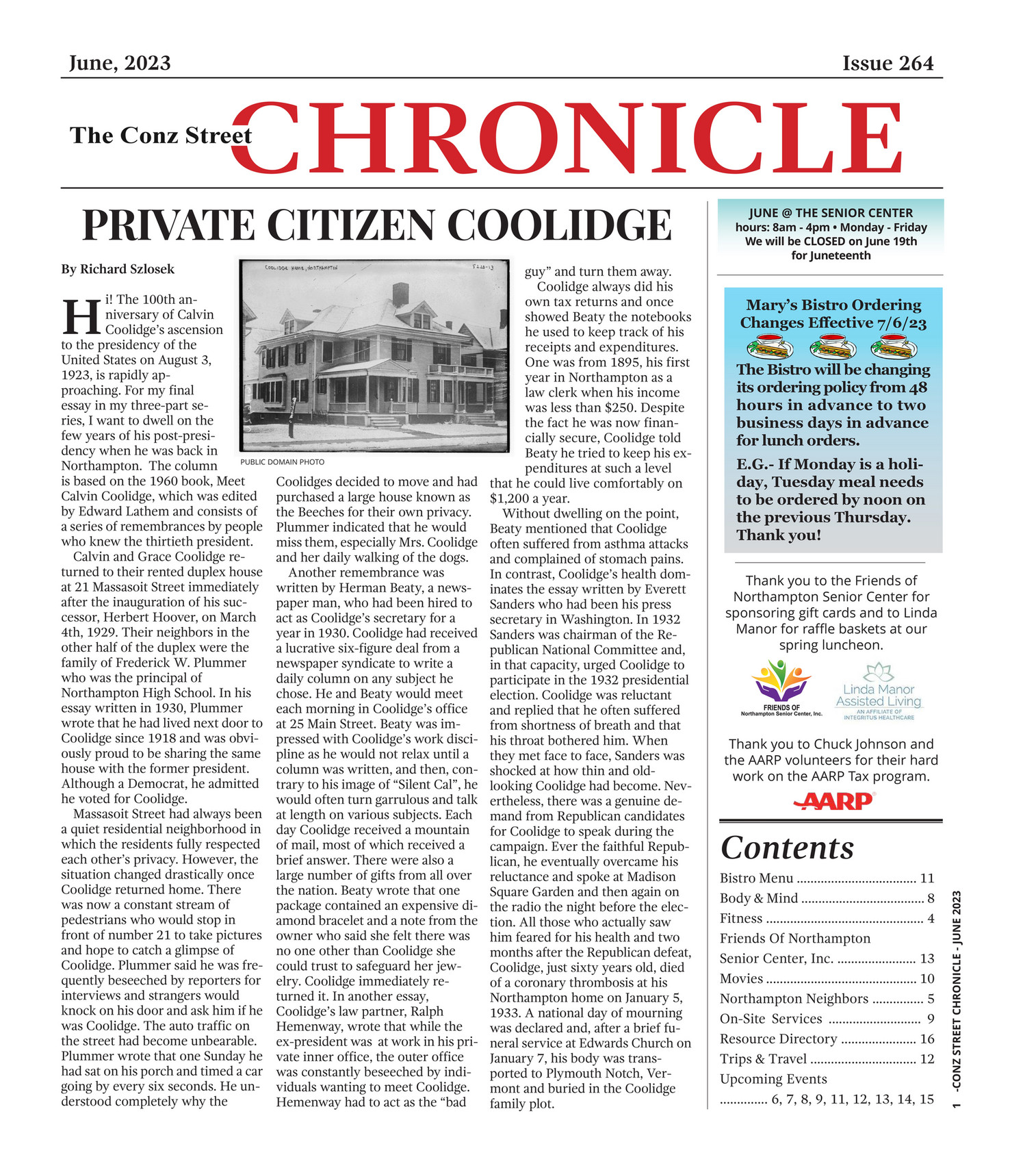 My Publications - Conz Street Chronicle - June 2023 - Page 1