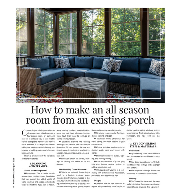 My publications - Home Magazine - July 2025 - Page 12-13