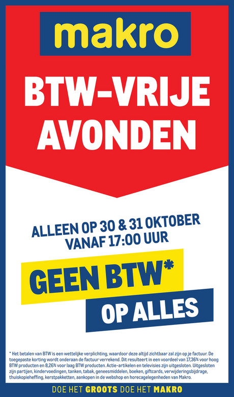 BTW-vrije avond