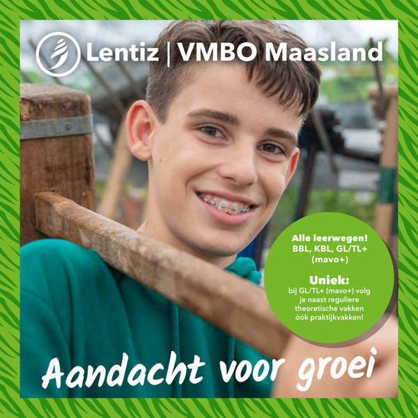 Lentiz - VMBO Maasland Brochure 2023-2024 - Pagina 1