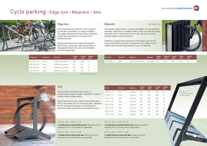 Environmental Street Furniture - World of ESF catalogue - Page 20-21 ...