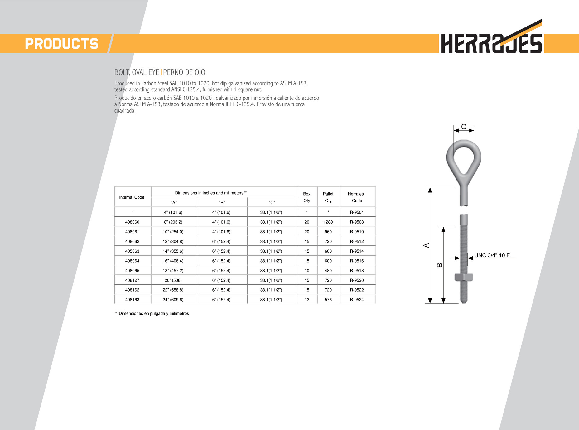 Herrajes Industry - Pole Line hardware catalogue - Page 10 - Created with  Publitas.com