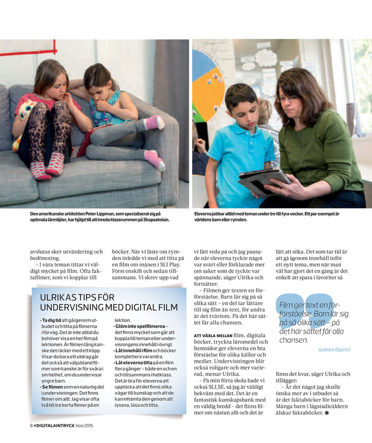 SLI AB - SLI digitala intryck hösten 2015 - Page 8-9 - Created 