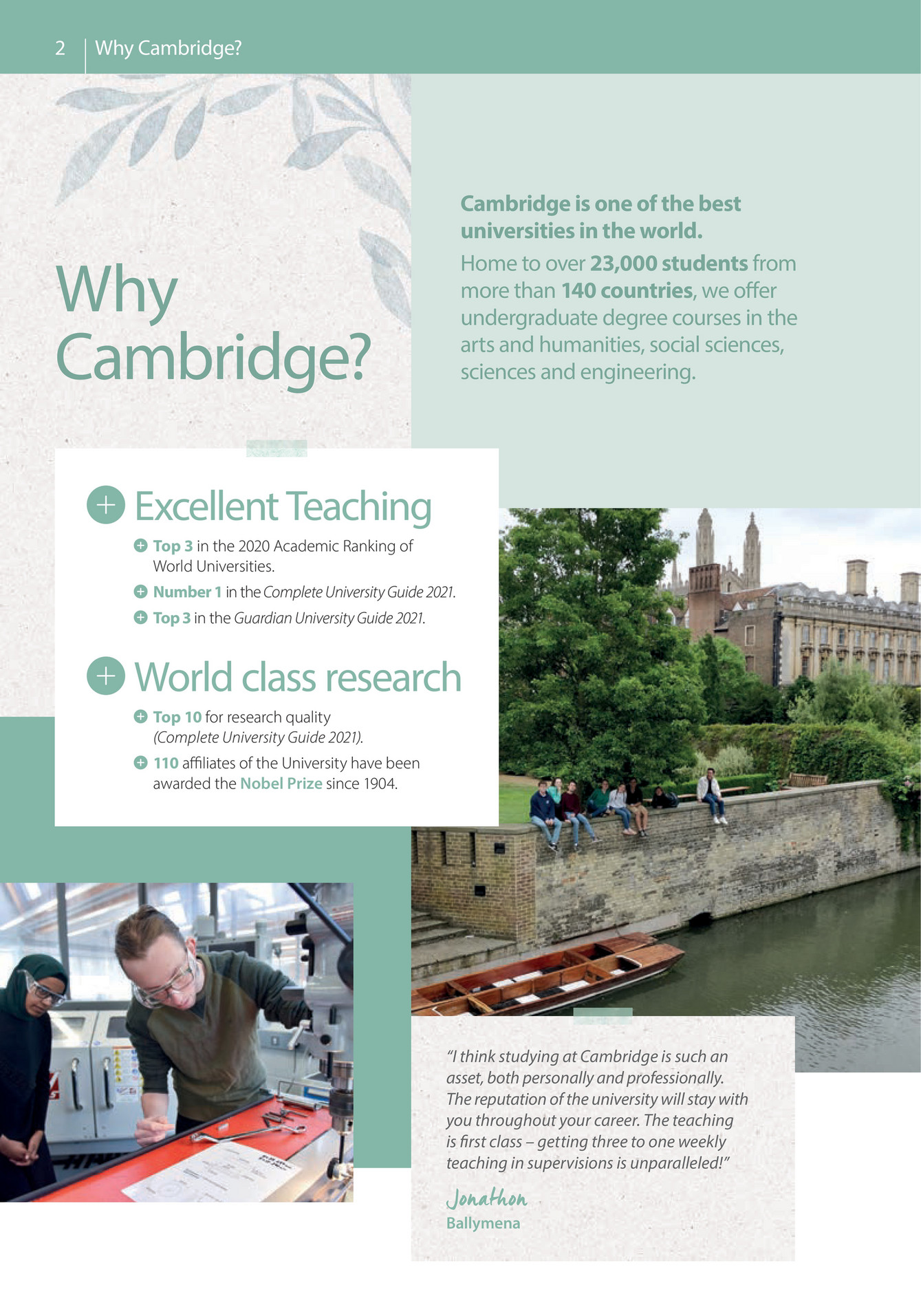 Think Cambridge  Undergraduate Study