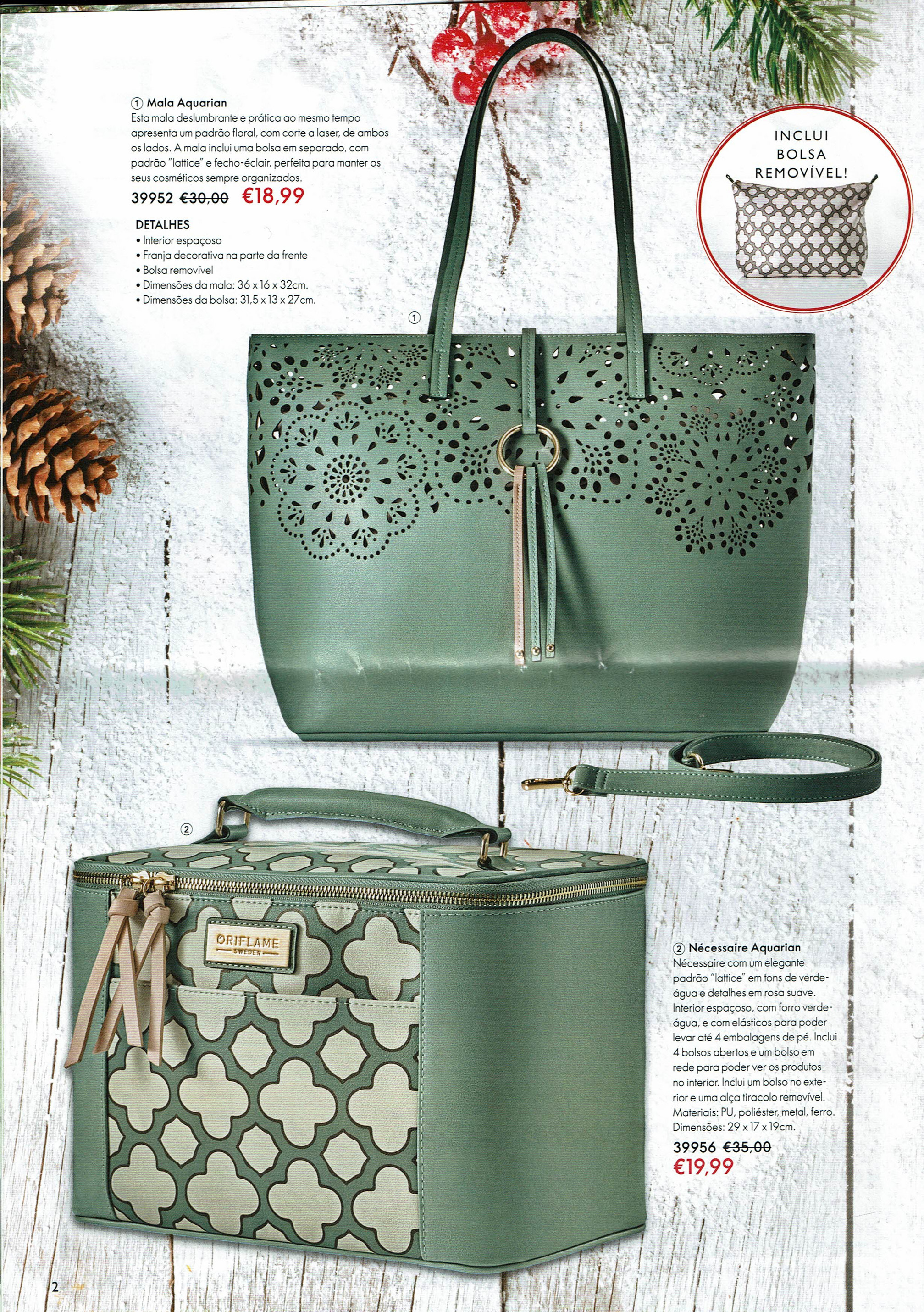 oriflame summer collection tote bolsa