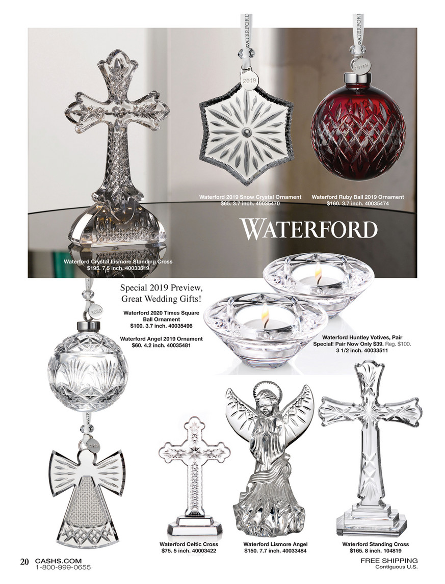 Waterford Crystal Standing Celtic Cross