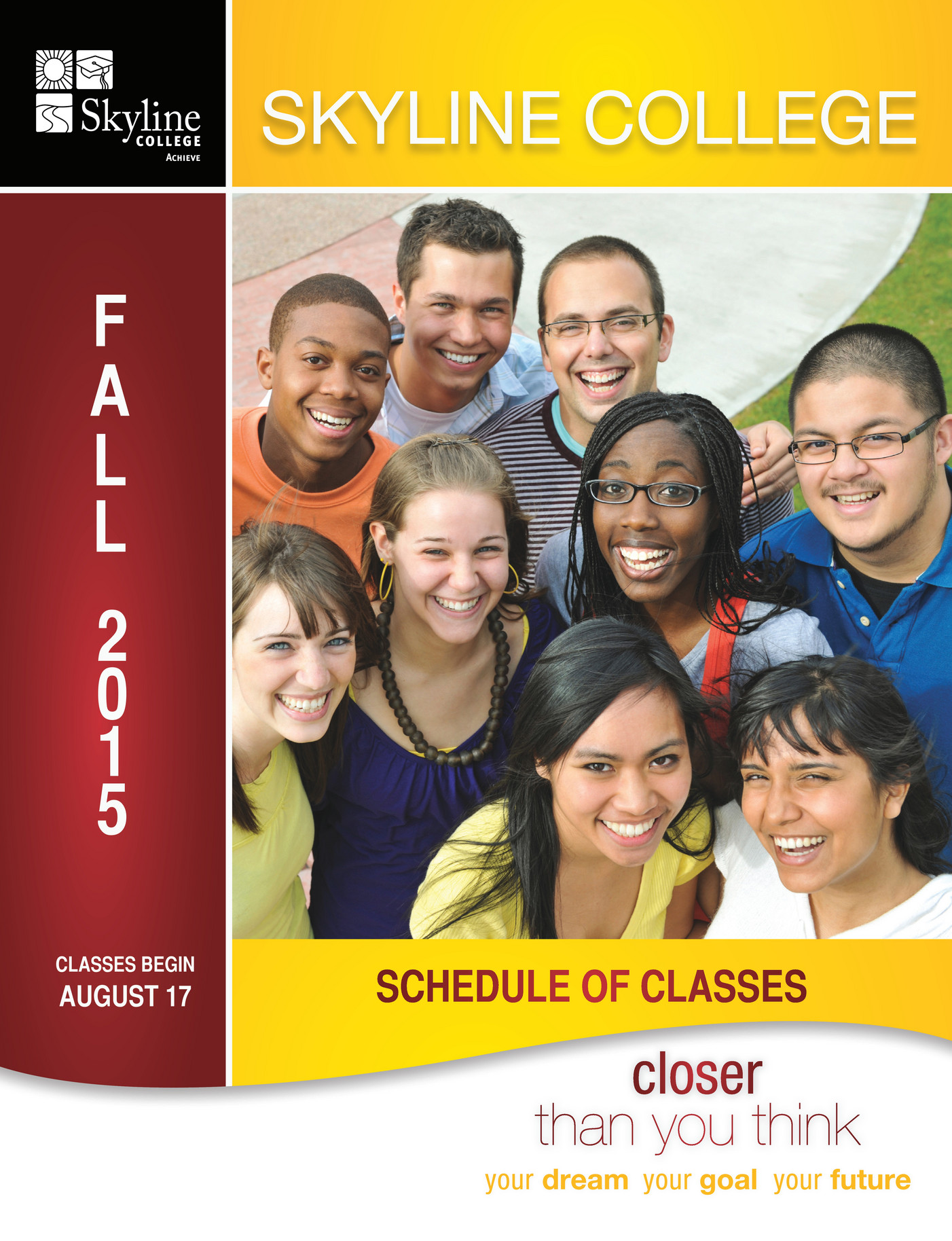 Skyline College Skyline College 2015 Fall Schedule Page 4445