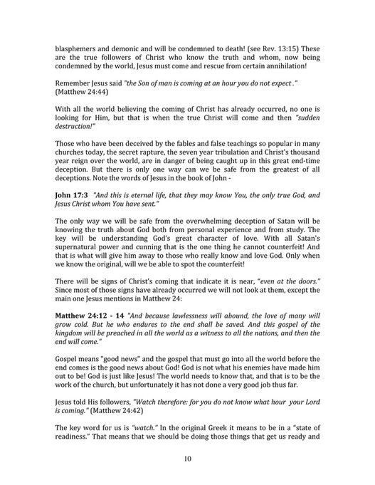 Lesson 8 - The Second Coming Of Christ - Page 10 - Created With Publitas.com