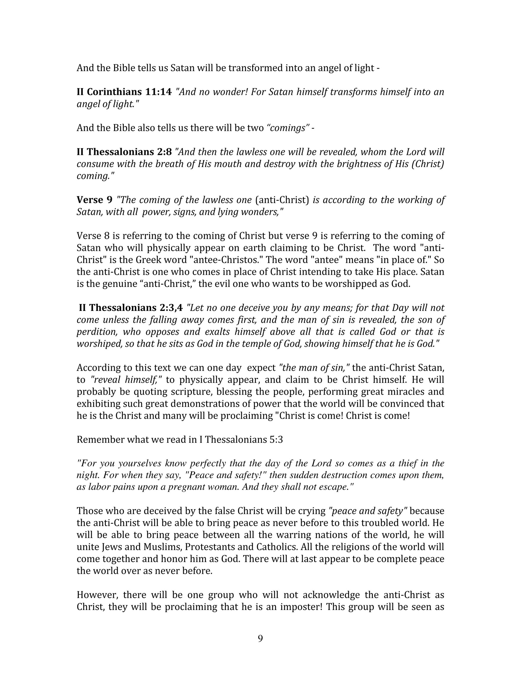Lesson 8 The Second Coming Of Christ Page 1 Created With Publitas Com