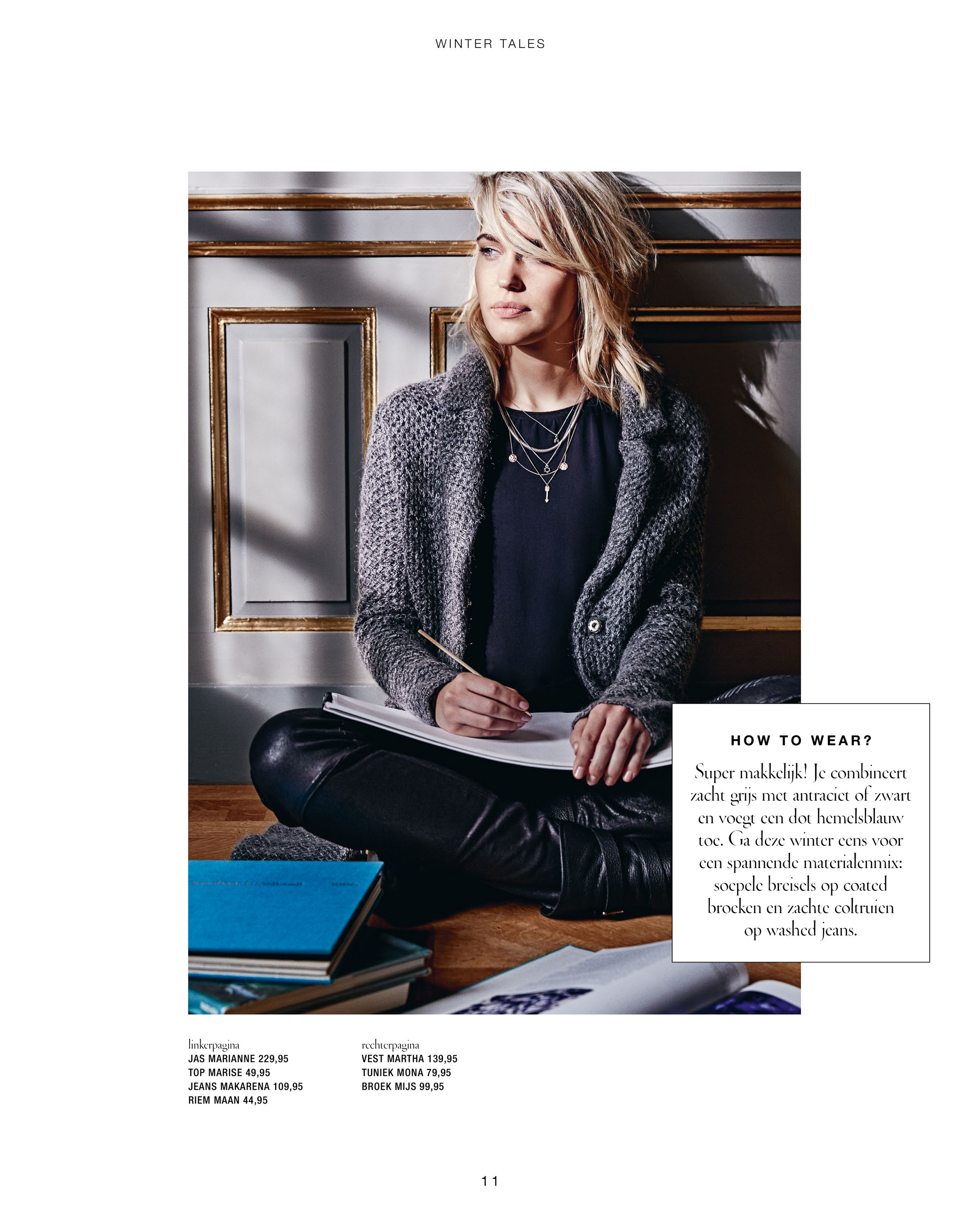 Expresso Magazine Winter 2016 Nelida coat brown Expresso Magazine Winter 2016 Mona tunic black