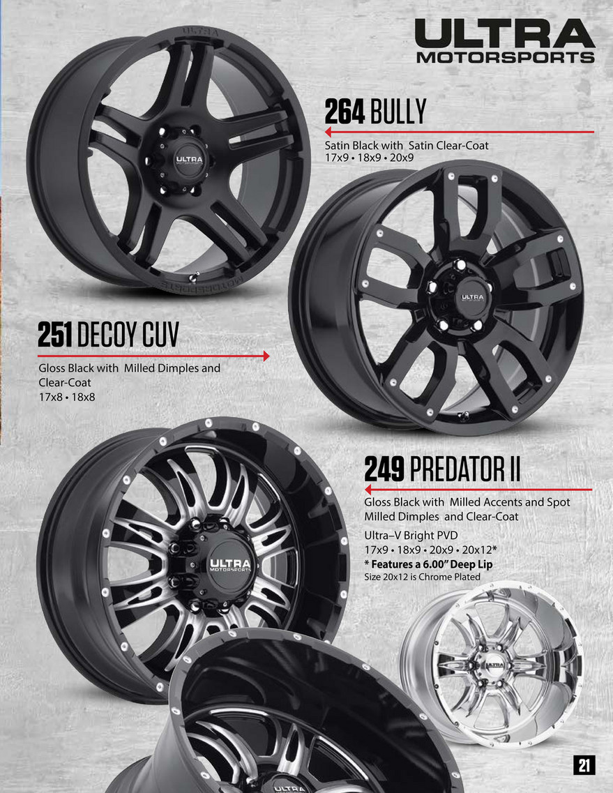 Catalog Viewer - 2017-Ultra-Wheel-catalog - Page 20-21 Catalog Viewer - 2017-Ultra-Wheel-catalog - Page 20-21