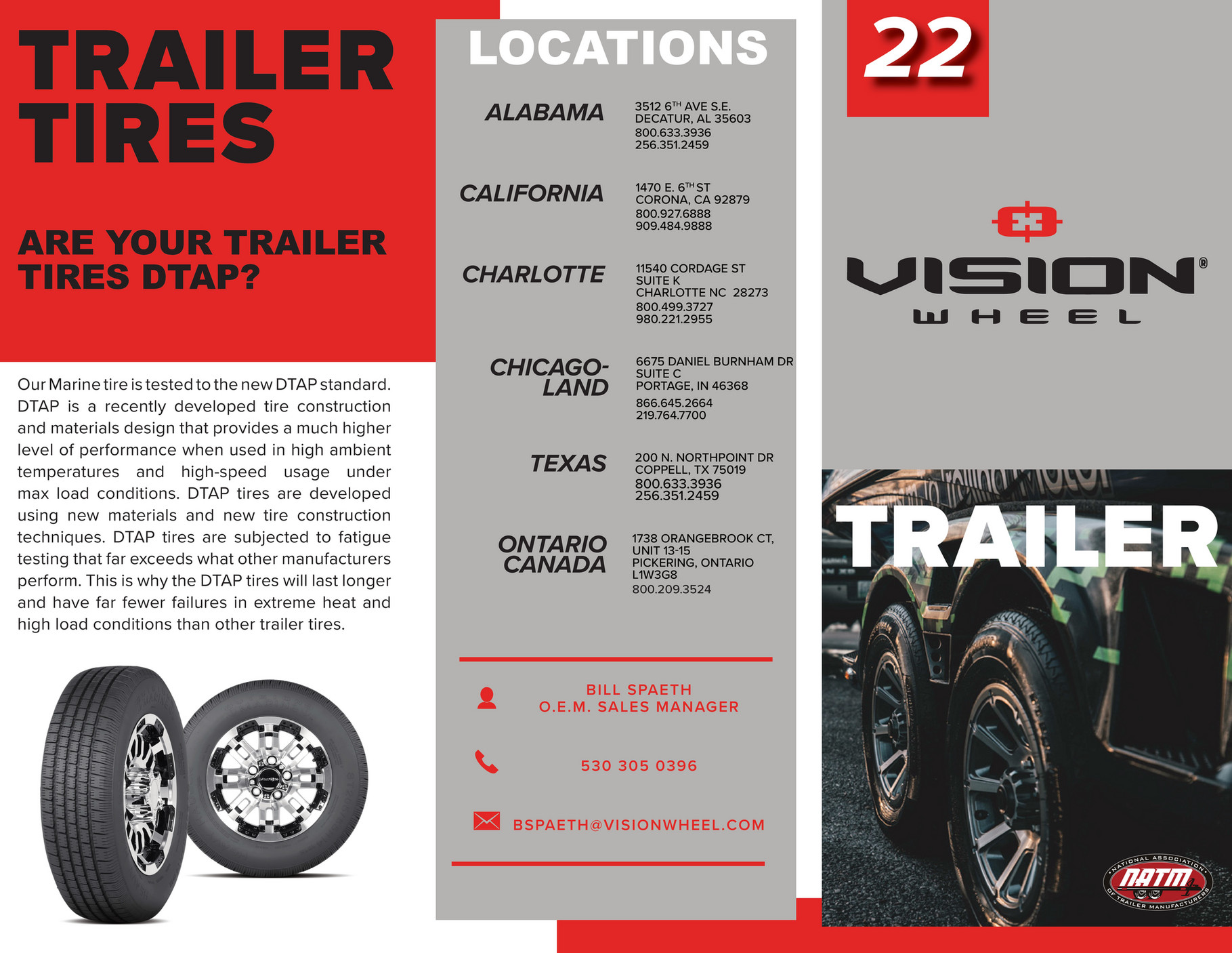 Vision Trailer Wheels and Tire Catalog Page 1