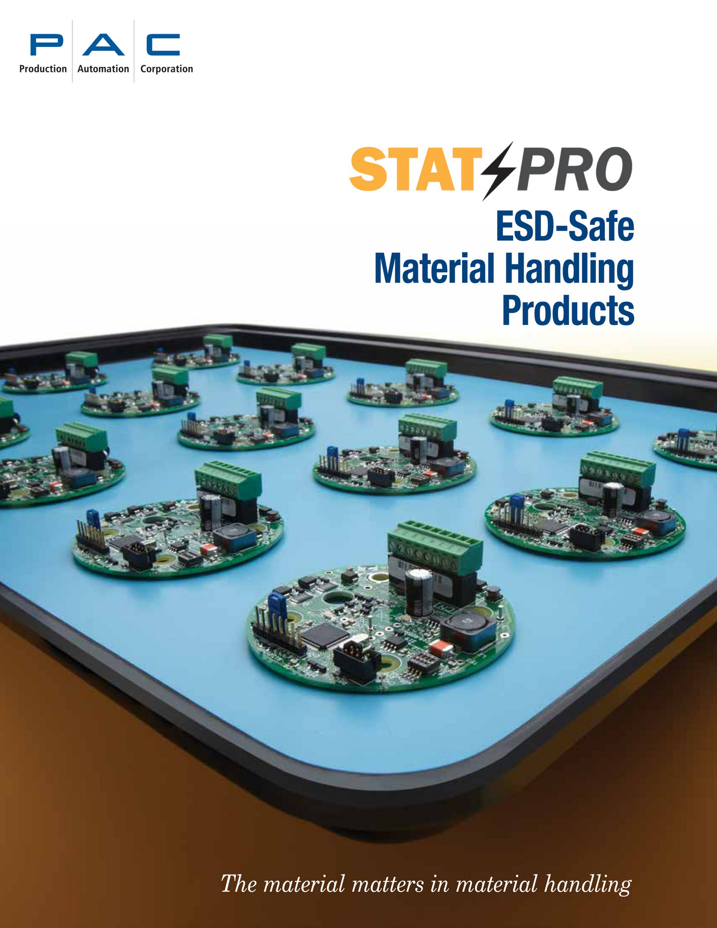 My publications StatPro ESD Safe Material Handling Products Catalog