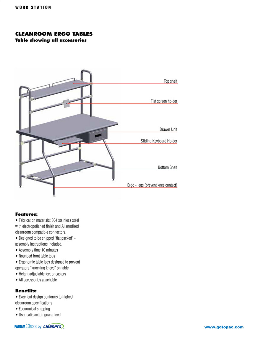 My Publications Palbam Cleanroom Tables Page 2 3