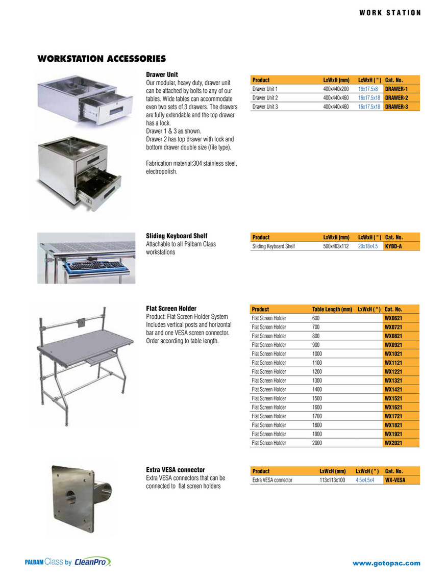 My Publications Palbam Cleanroom Tables Page 10 11