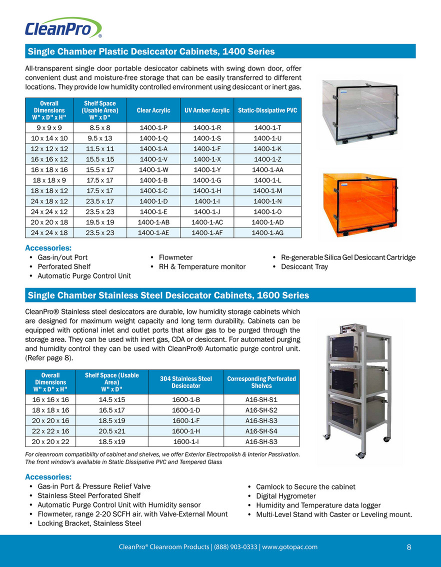 My Publications Cleanpro Scientific Equipment Catalog Web Page 8 9