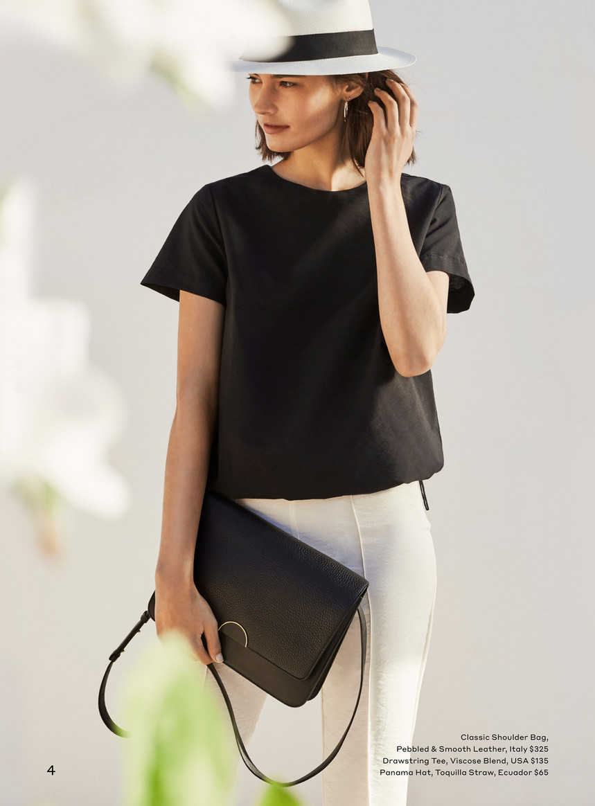 cuyana classic shoulder bag