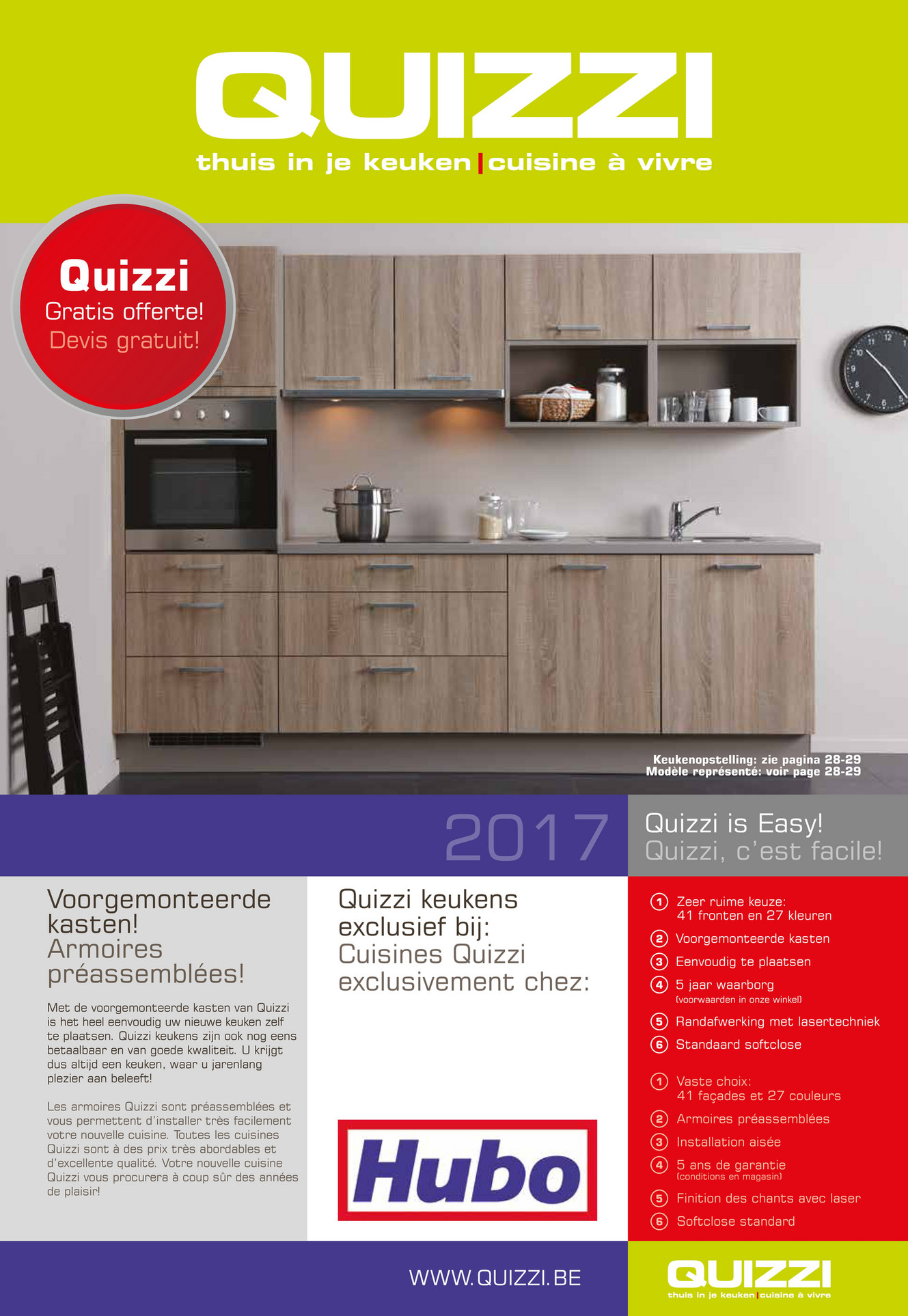 Hubo.be Keukens van Quizzi Thuis in uw keuken! Pagina 1