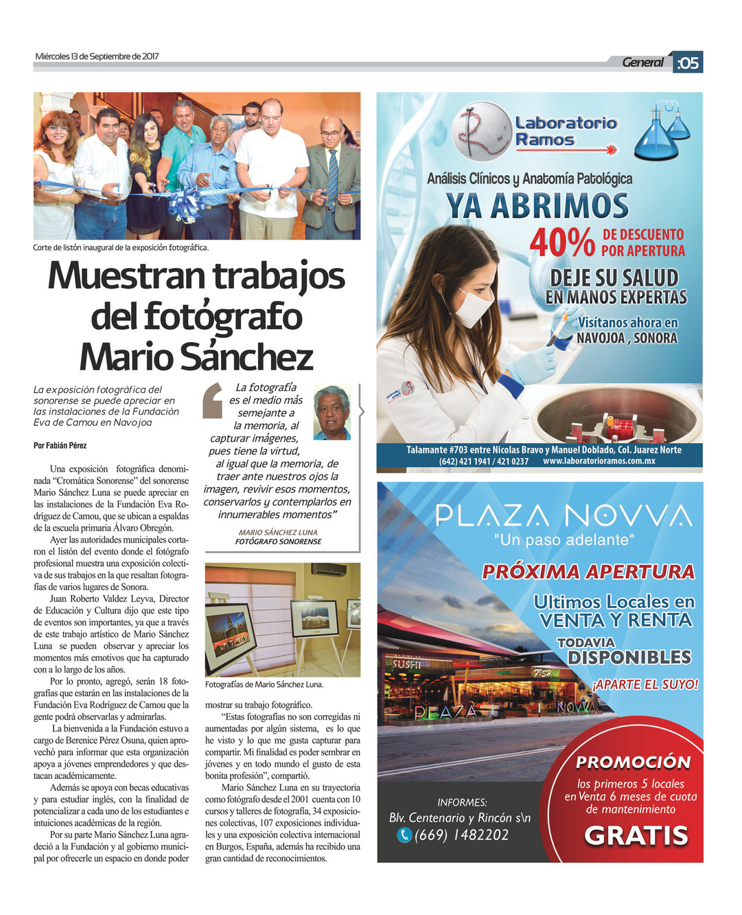 Impreso La Verdad Edicion 13 De Septiembre 17 Navojoa Pagina 2 3 Created With Publitas Com