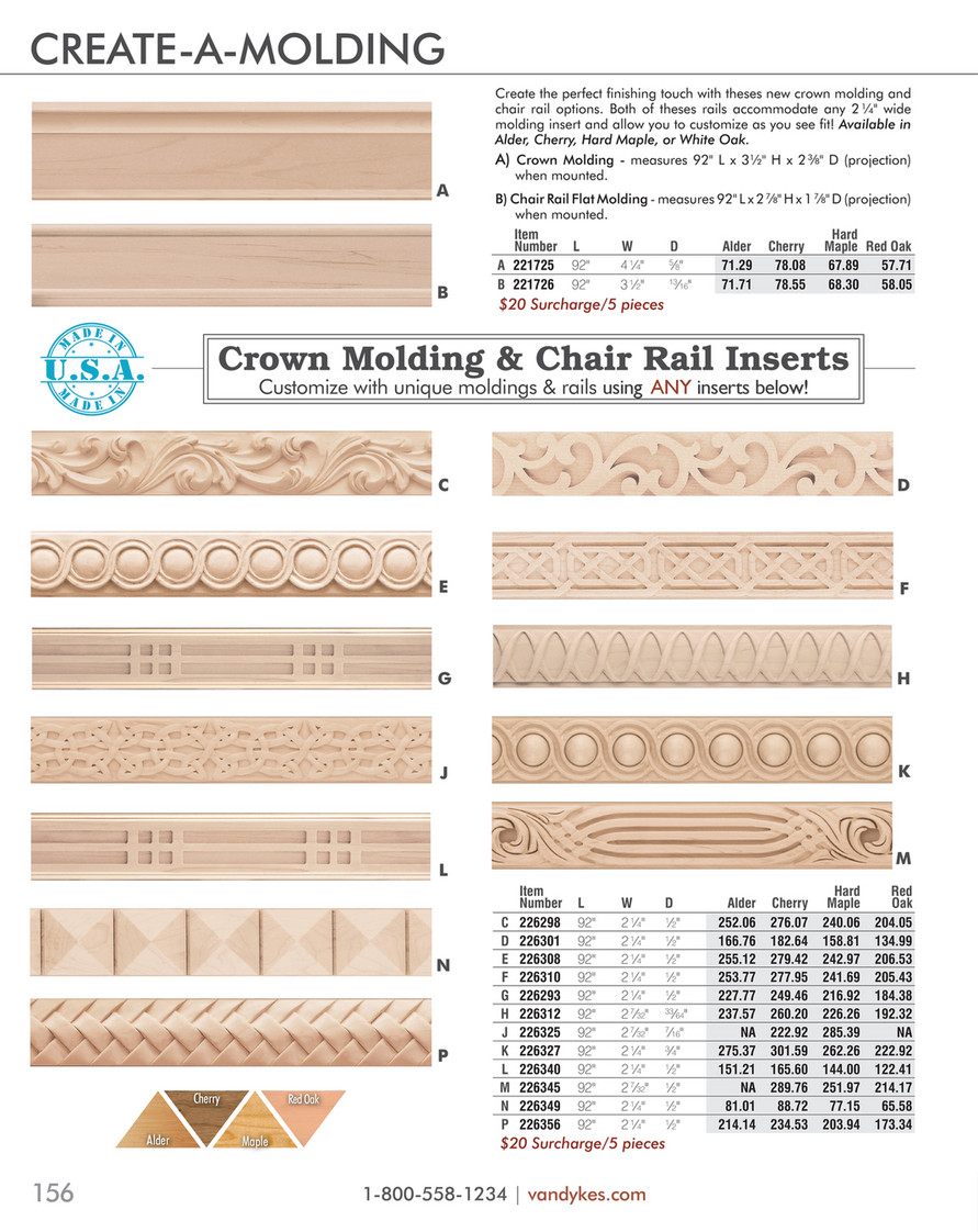 Van Dyke S Vandykes Spring21 Legacy Heritage 3 3 4 Inch Dentil Crown Molding