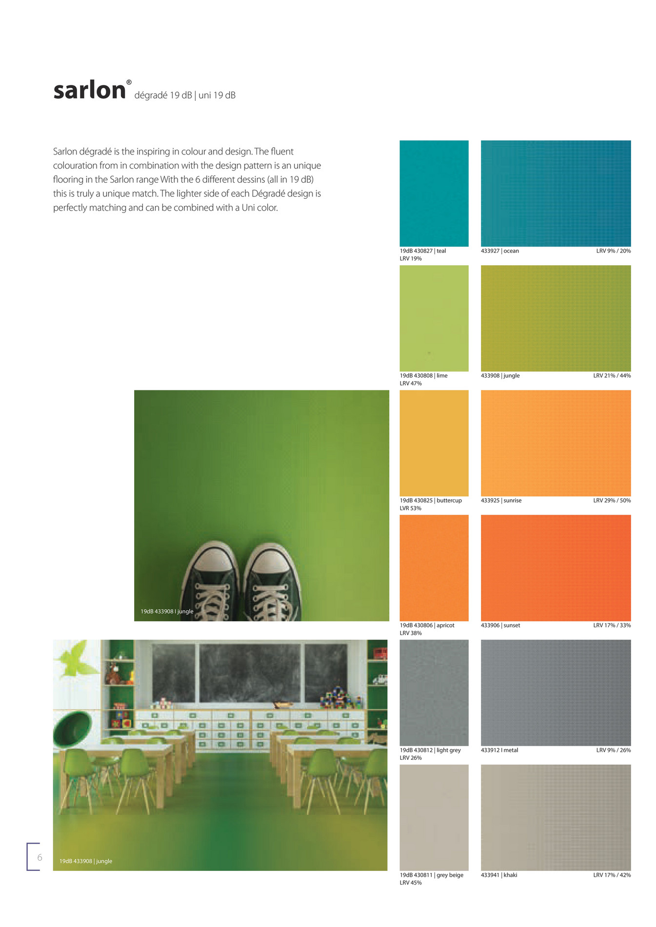 Sarlon Acoustic Vinyl Brochure Page 6 7