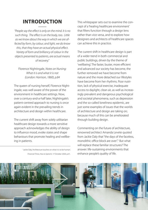 Forbo Flooring Systems | whitepaper 'Style as Substance in Healthcare ...