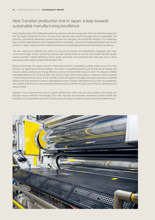 Sustainability Report 2025 | Forbo Group - Page 18-19