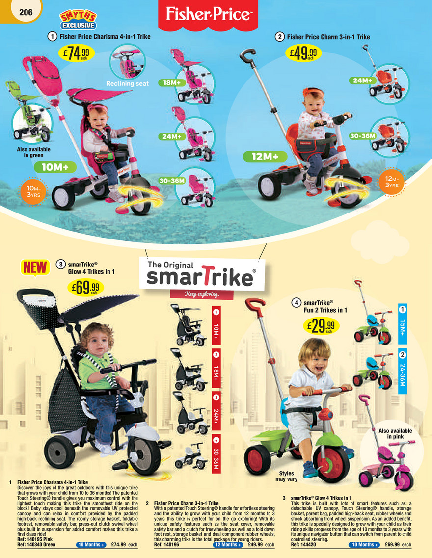 smyths toys smart trike