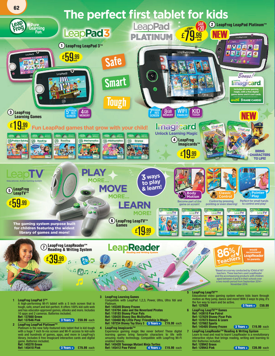 leapfrog globe smyths