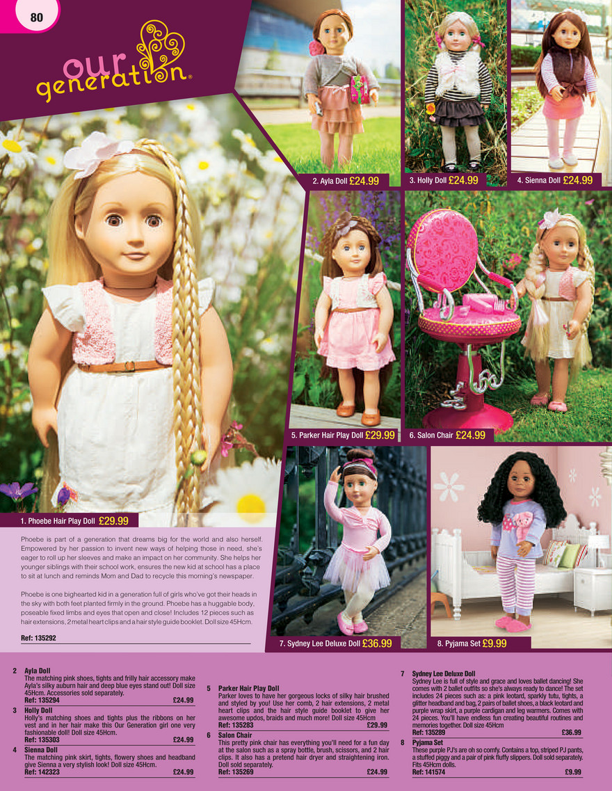 smyths phoebe doll