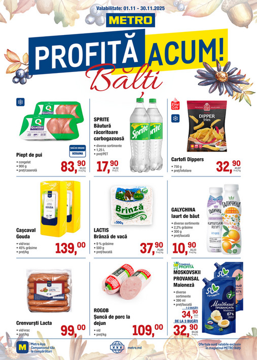Catalog Special Bălți Noiembrie 2025