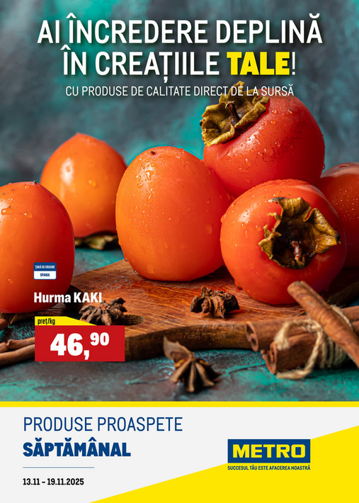 Oferte Săptămânale Produse Proaspete (Nr 46)