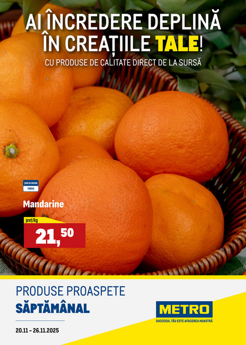 Oferte Săptămânale Produse Proaspete (Nr 47)