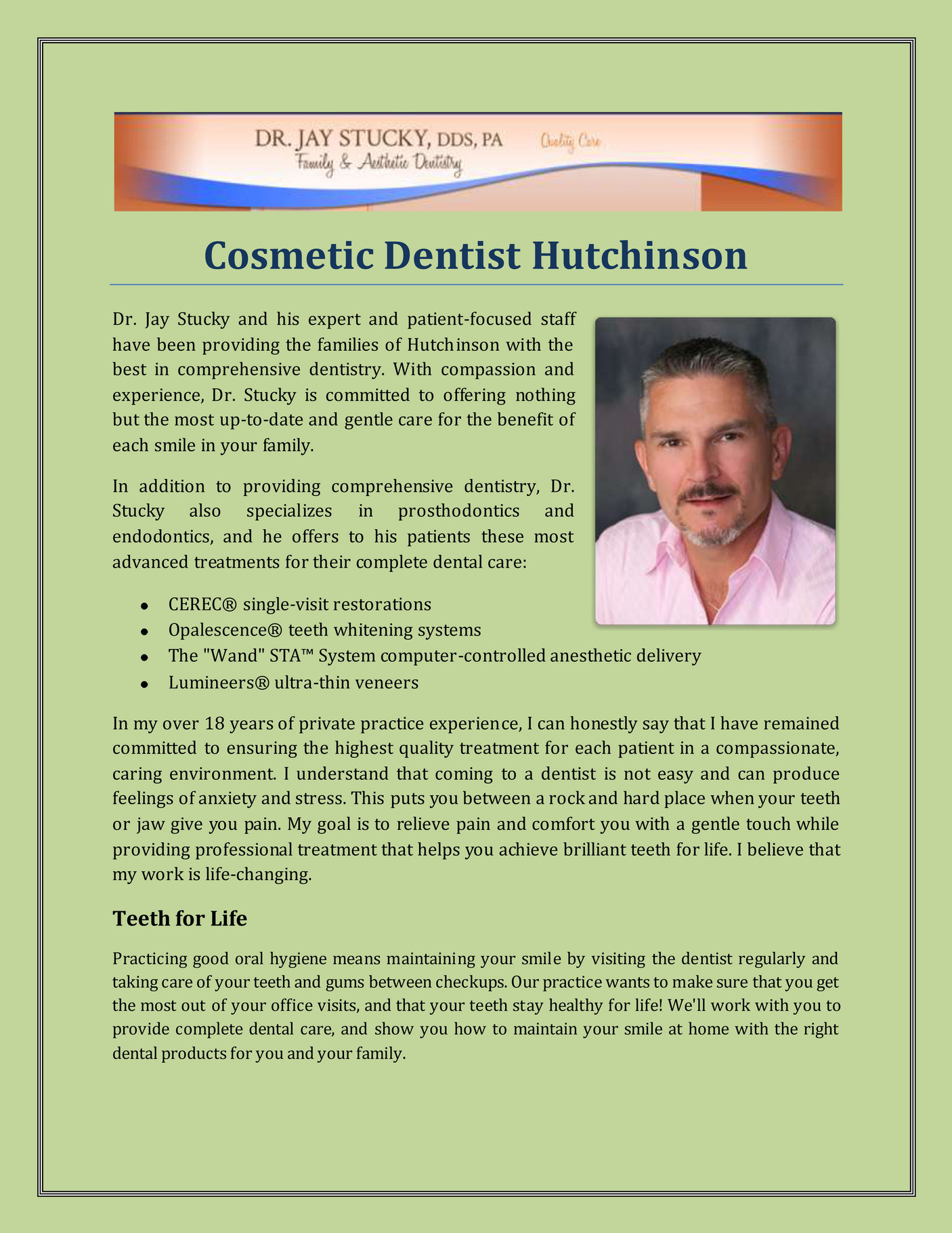 hutchinsonfamilydental Cosmetic Dentist Hutchinson Page 1 Created