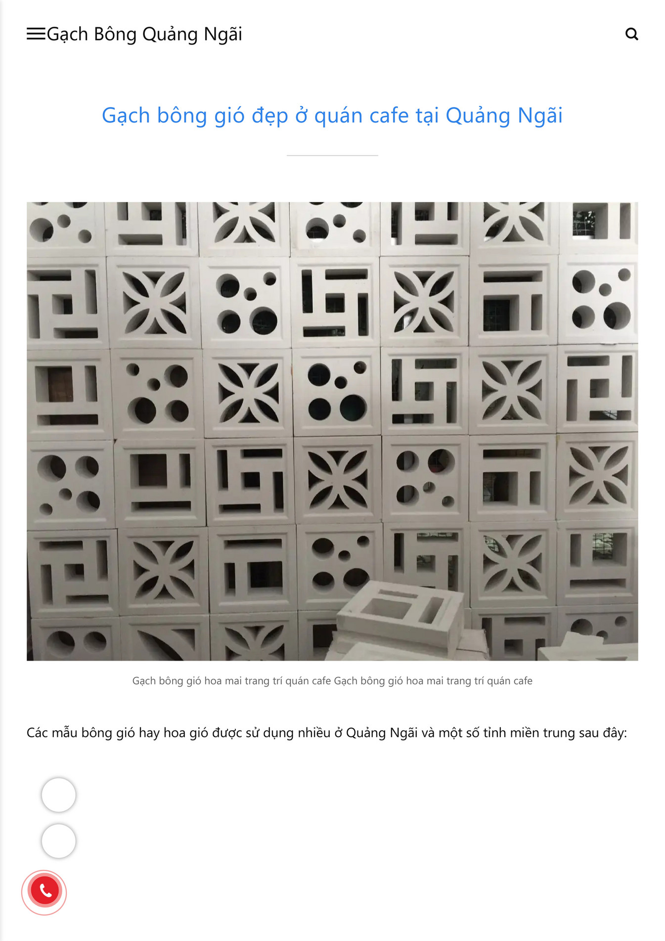 Vietnam cement tile corp - Những mẫu bông gió đẹp được sử dụng ...