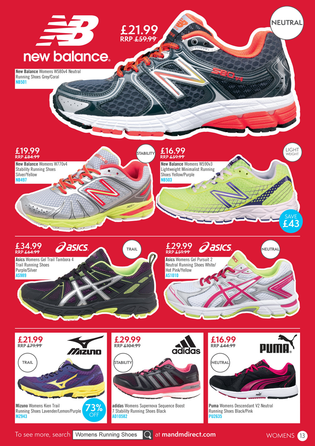 mandmdirect new balance
