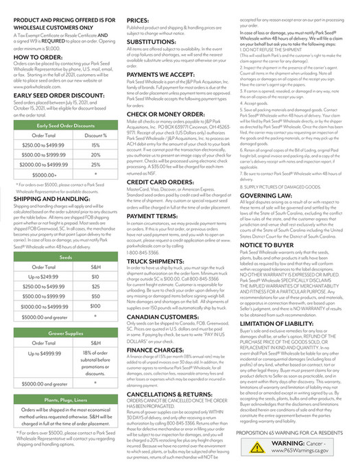 Park Seed Wholesale 20212022 Park Seed Wholesale Catalog Page 23