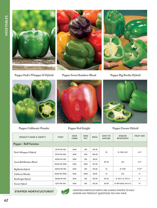 Park Seed Wholesale 20212022 Park Seed Wholesale Catalog Page 6263