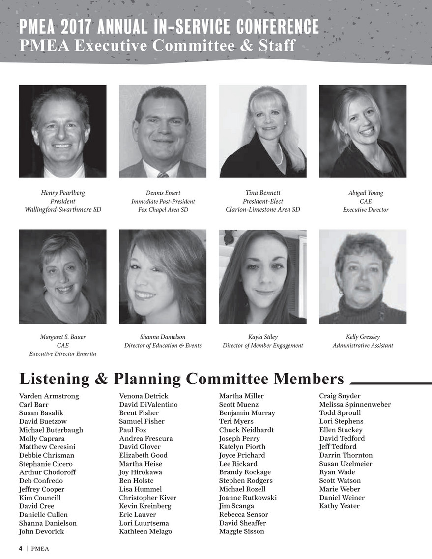 PMEA - 2017 PMEA In-service Conference Program - Page 8-9 - Created with  Publitas.com
