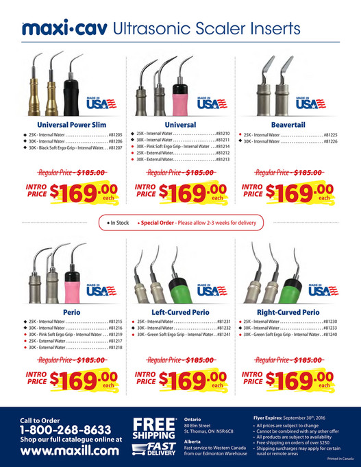 maxill - maxi-cav Ultrasonic Scaler - Page 1 - Created with Publitas.com