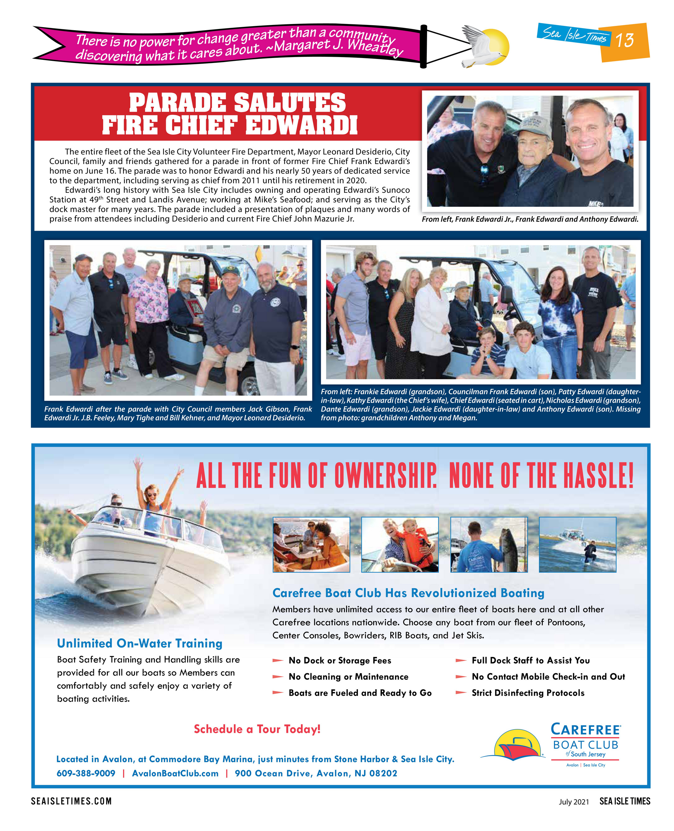 Seven Mile Publishing - Sea Isle Times July 2021 - Page 1