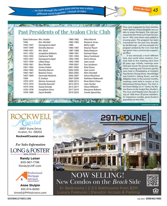 Seven Mile Publishing - July Seven Mile Times 2023 - Page 42-43