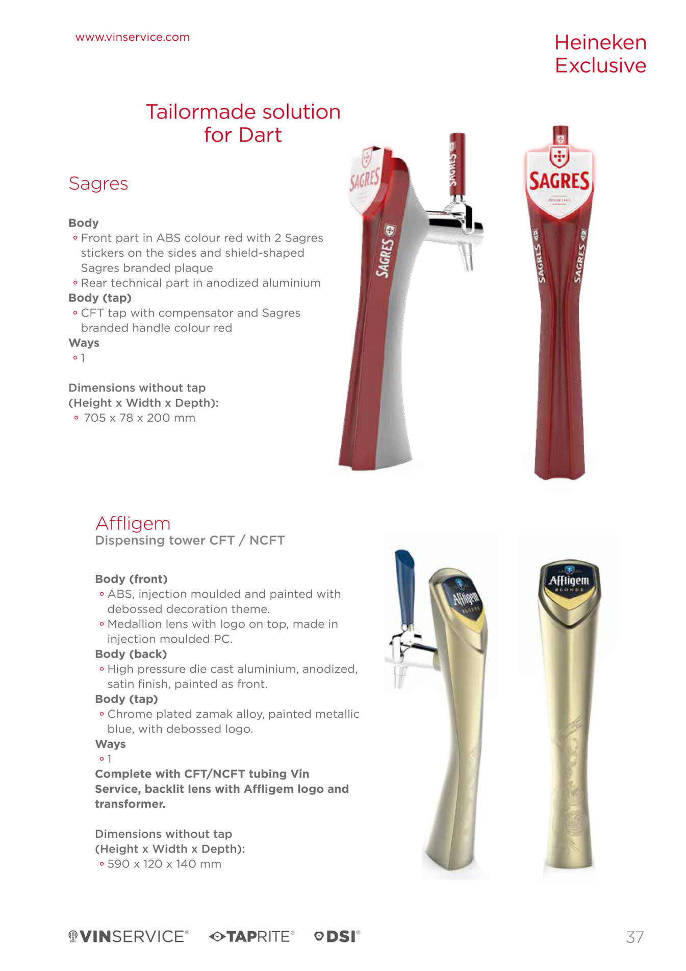 Vin Service s.r.l. - DT Europe Beer catalogue 2019 - Page 34-35