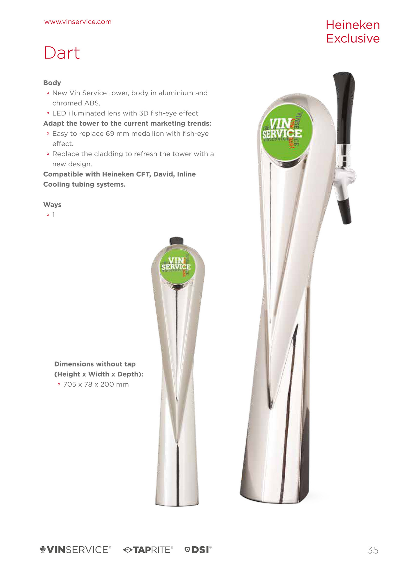 Vin Service s.r.l. - DT Europe Beer catalogue 2019 - Page 34-35