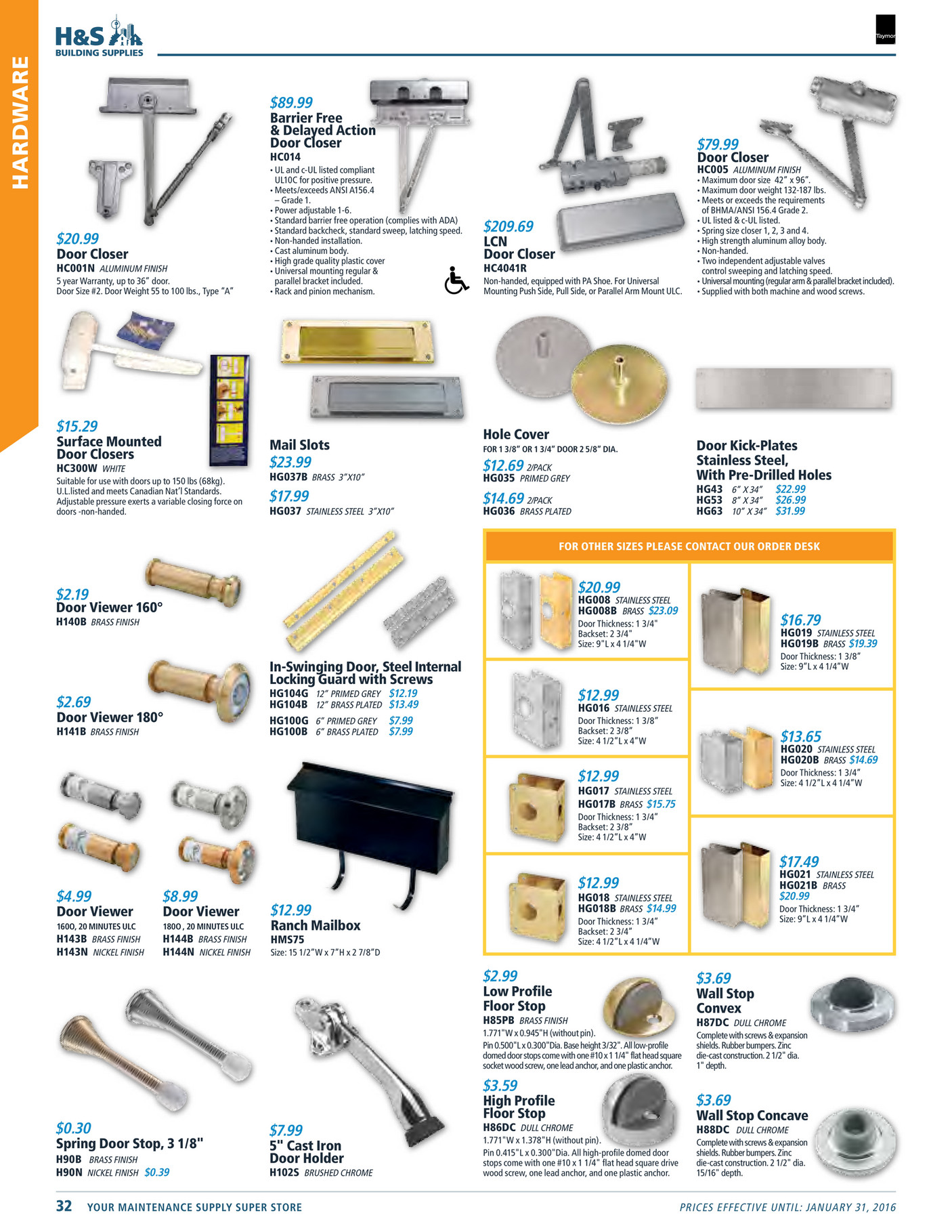 H S Build Maintenance Super Specials Page 32 33 Created With